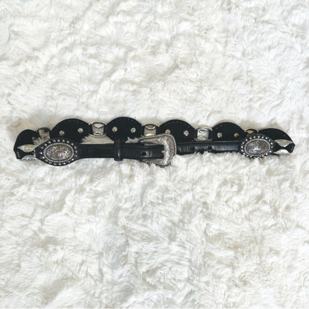 JUSTIN’s Leather Concho Belt Size 30-34